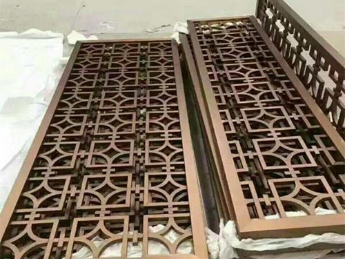 銅錢不銹鋼屏風(fēng)